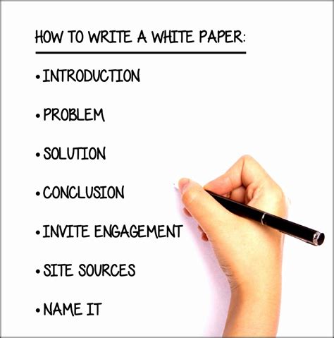 9 Writing A White Paper Template Sampletemplatess Sampletemplatess