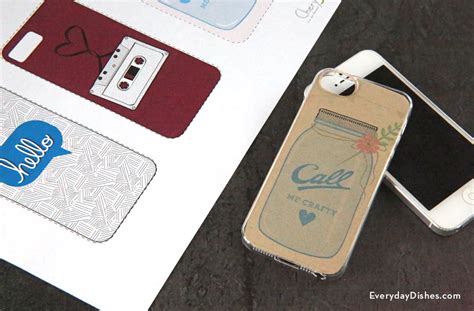 Iphone Case Template Printable Everyday Dishes And Diy
