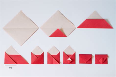 Origami Kuvert Origami Umschlag Umschlag Falten Papier Basteln Ideen