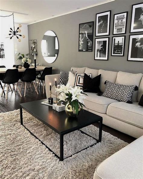30 Black And White Decor Living Room
