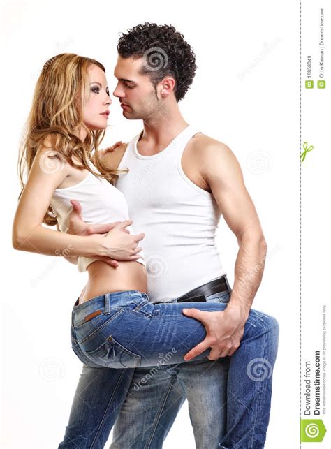 Passionate Couple Before A Kiss Stock Image Image Of