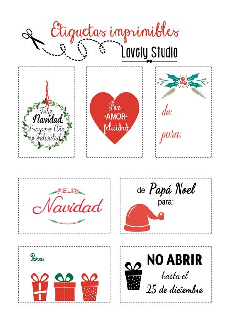 Letras De Navidad Para Imprimir Etiquetas Chulas Etiquetas Gratis