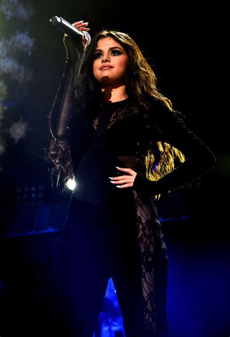 Selena Gomez Performing At Z100s Jingle Ball 2015 In New York City