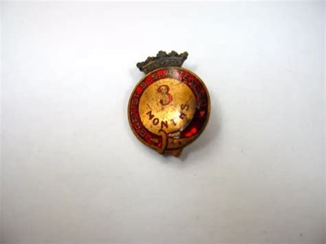 Vintage Collectible Pin Baptist Ss Sunday School Attendance 3 Months