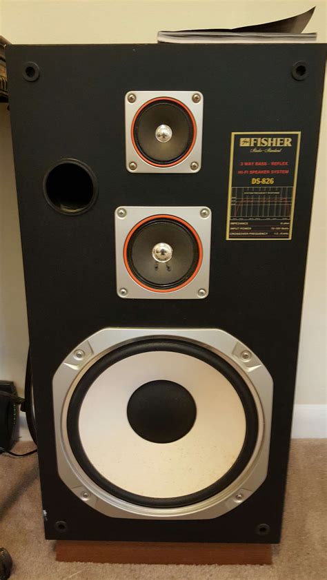 Vintage Fisher Ds 826 Speakers Pair For Sale In Forest Park Ga