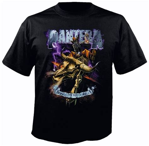 Pantera Cowboys From Hell T Shirt Metal And Rock T Shirts And Accessories