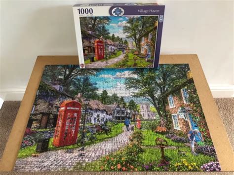 Fx Schmid 1000 Piece Jigsaw Puzzle Village Haven By Artist Dominic