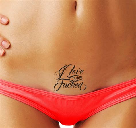 X Kinky Adult Temporary Tattoos Tramp Stamps Ddlg Bdsm Etsy Uk