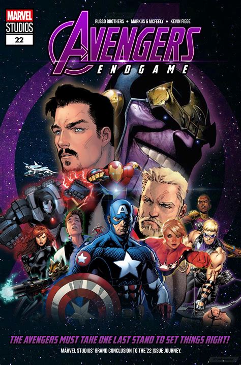 Avengers Endgame Poster In Comic Book Cover Style Hope You Like It