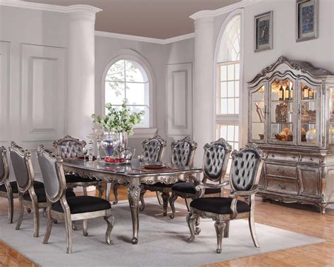 Formal dining room sets, with sleek modern lines or fine traditional detailing, elegantly designed and to be the centerpiece of your dining room and formal entertaining. Formal Dining Set Chantelle by Acme Furniture AC60547SET