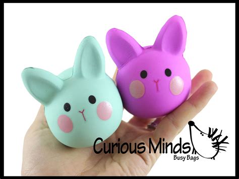 Cute Squishy Slow Rise Bunny Scented Sensory Stress Fidget Toy E