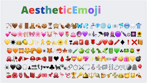Most Aesthetic Emojis List Of 2024 🐇 💗 💻 Emojivilla