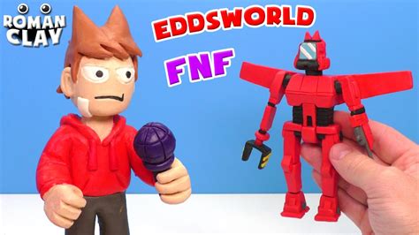 Fnf Eddsworld Tord And Tordbot With Clay Roman Clay Tutorial Youtube