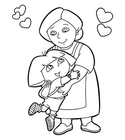 Best Grandma Coloring Pages Coloring Pages