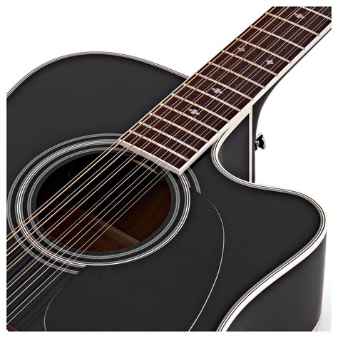Takamine EF381SC 12 String Electro Acoustic, Black | Gear4music