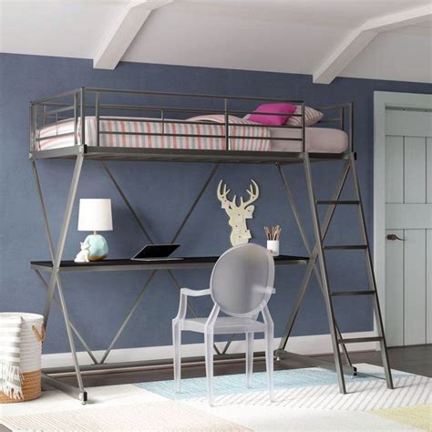Superb Loft Bed With Desk Teenager For Your Cozy Home Escritorios