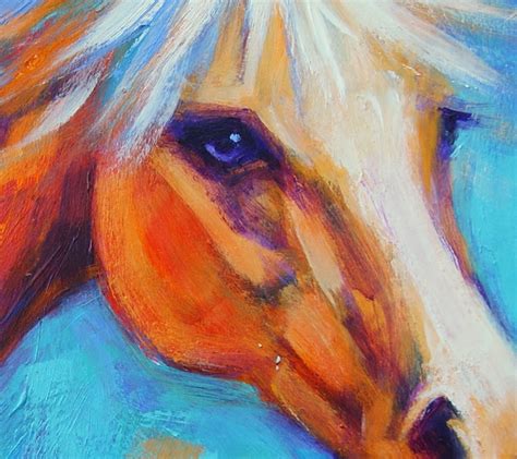 Colorful Southwestern Art Bright Southwest Contemporary Horse Painting