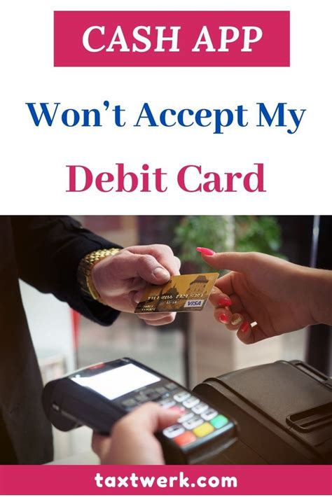 Your credit card information does not match your bank's records. Cash App Won't Accept My Debit Card - TAX TWERK | Debit ...