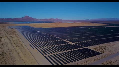 Solar Farm Outside Of Las Vegas Aerial View In 4k ☀🏜 Vegas Solar