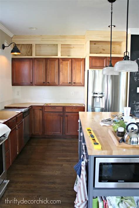 Even if you're not handy, you can get a hardware store to cut the lumber for you. Fabulous DIY Kitchen Cabinet and Shelf Ideas to Give Your Space a Custom Look - Top Reveal