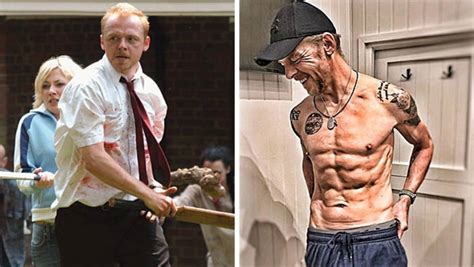 Actor Simon Pegg Surprised By Weird Response To Six Pack Photo