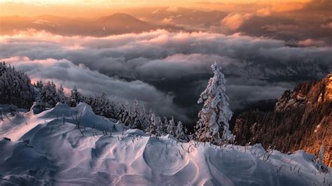 Wallpaper Cloud Atmosphere Daytime Snow Light World Nature