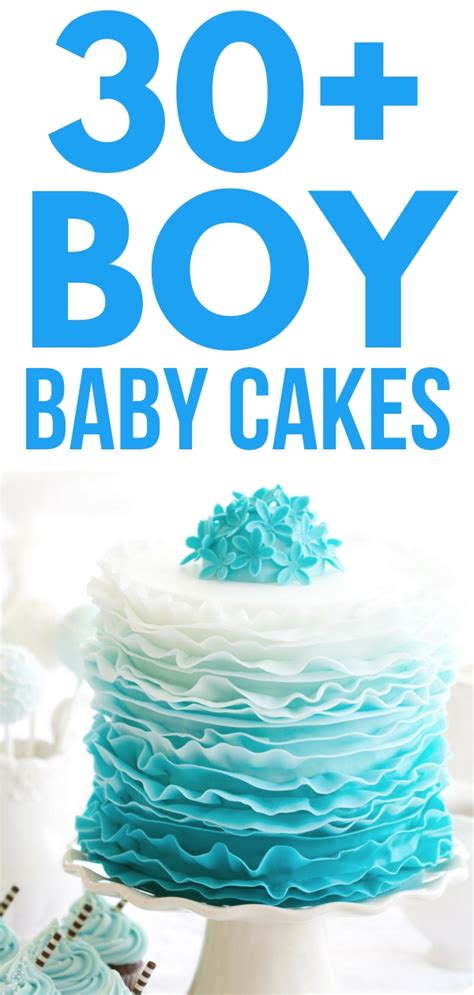 30 Stunning Baby Boy Cakes Insanely Amazing Boy Baby Shower Cakes