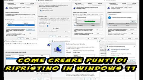 Come Creare Punti Di Ripristino In Windows 11 YouTube