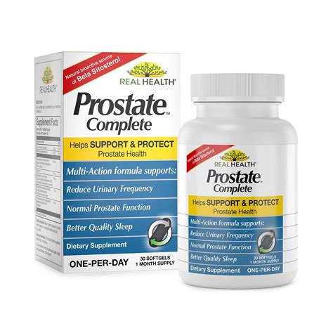 Real Health Prostate Complete One Pill Daily Softgels 30 Ct Walmart