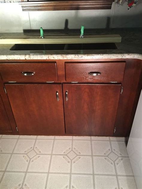 Spot clean the area with circular motions. How do you remove a lacquer stain from kitchen cabinets ...