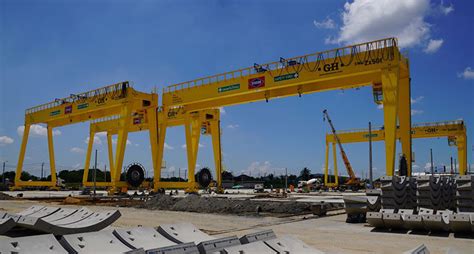 Rail Mounted Gantry Crane Gh Cranes And Components For Prefabrication