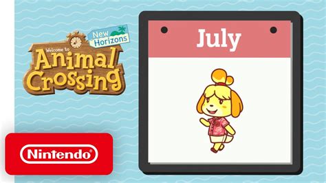 Animal Crossing New Horizons Exploring July Nintendo Switch Youtube