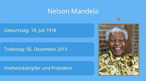 Nelson Mandela Das Leben Des Freiheitskämpfers · Mit Video