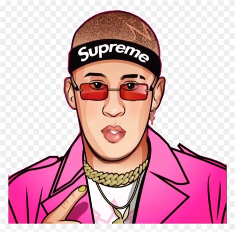 Bad Bunny Cartoon Images Bunny Baddie X100pre Badbunny Kaio Pirata