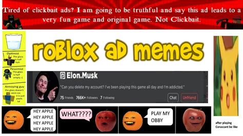 Roblox Ads Meme Youtube