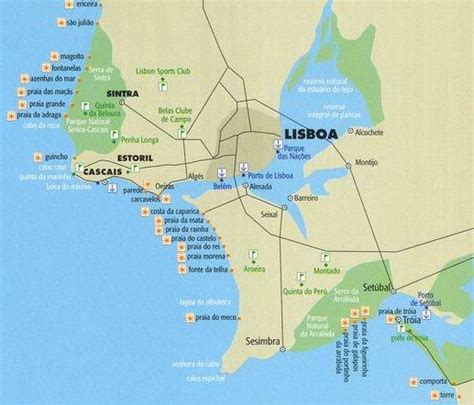 Coastal Map Of Portugal