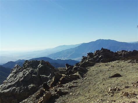 San gorgonio in the morning light, with leatherneck ridge in the foreground. Larry's Stupid Blog: San Gorgonio via Vivian creek