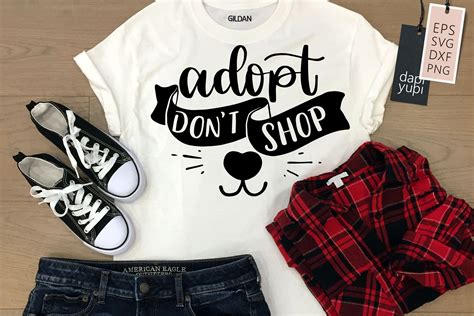 Adopt Don't Shop SVG Funny Dog Quotes By dapiyupi | TheHungryJPEG