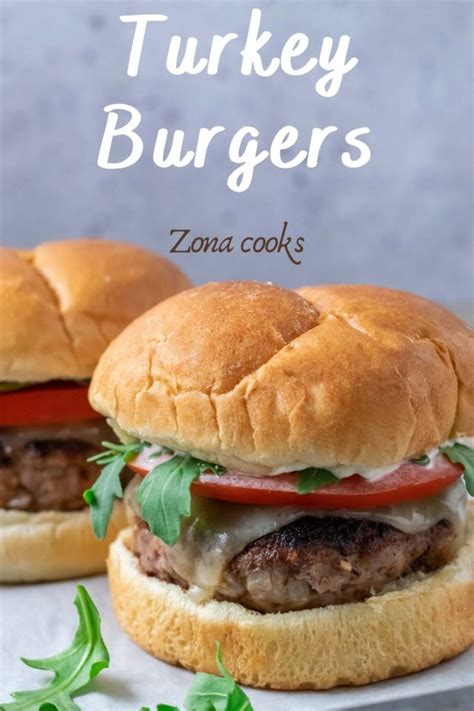 Skillet Turkey Burgers 30 Min Zona Cooks