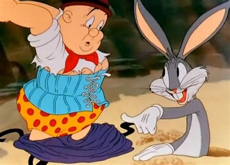 65 Bugs Bunny Admires Elmer Fudds Girdle And Polka Dot Underpants