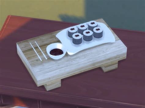 The Sims Resource Sushi Set By Kresten22 Sims 4 Downloads