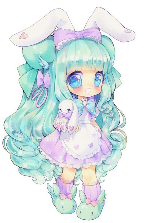 Cutesu Commission 22 By Pemiin Cute Anime Chibi Chibi Anime