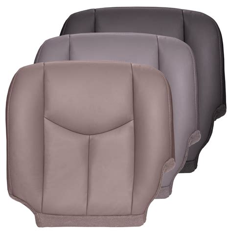 The Seat Shop Gmc Sierra Driver Bottom Oem Fit Leather Seat Cover Gray