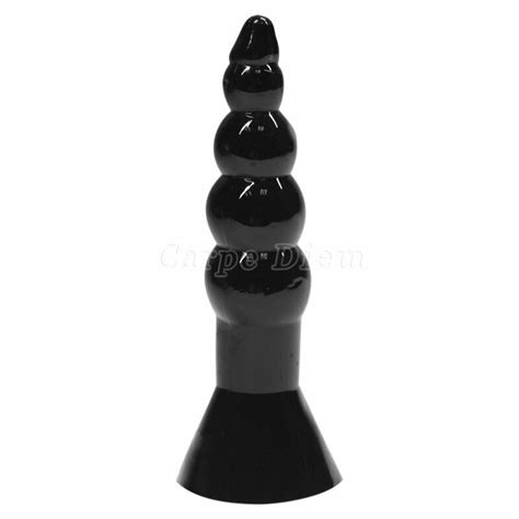 Anal Butt Plug Large Silicone Dildo Beads Sucker Huge Fisting Toys For Men Women Ebay