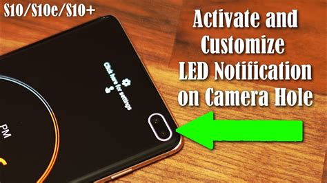 From multicolored effects to throbbing edges, you get a lot of options after tapping on edge you can find the settings by searching for notification reminder in settings app. Samsung Galaxy S10 - Activate Camera Hole LED Notification ...
