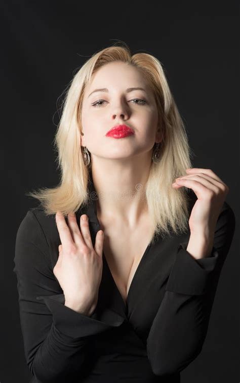 Sensual Blonde Stock Photo Image Of Femininity Sensuality