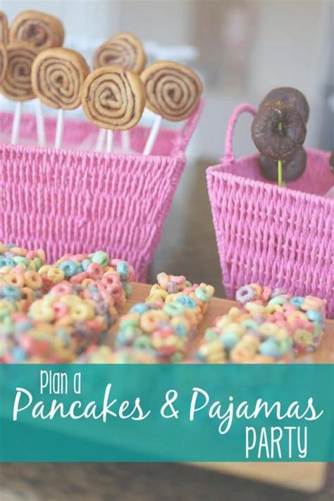 throw the perfect pancakes and pajamas party the delightful life