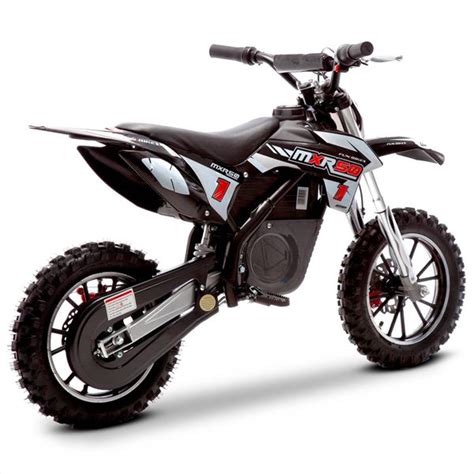 The most common and important thing every parent should consider is the safety of his kid when driving the motorbike at. FunBikes MXR 500w Lithium Electric Motorbike 61cm Black ...