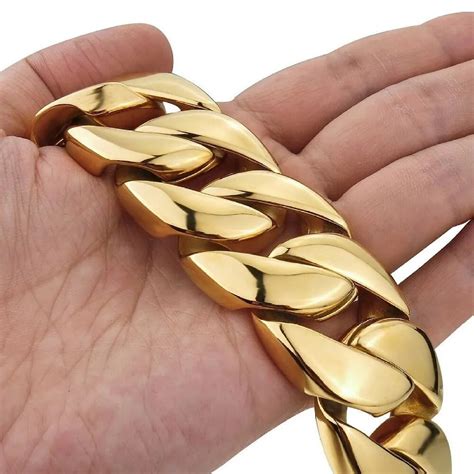 mens gold bracelets chain for sale