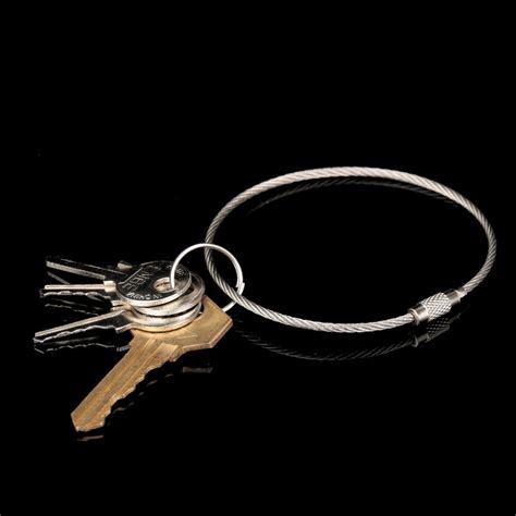 Stainless Steel Key Rings Multifunctional Outdoor Camping Locking Wire